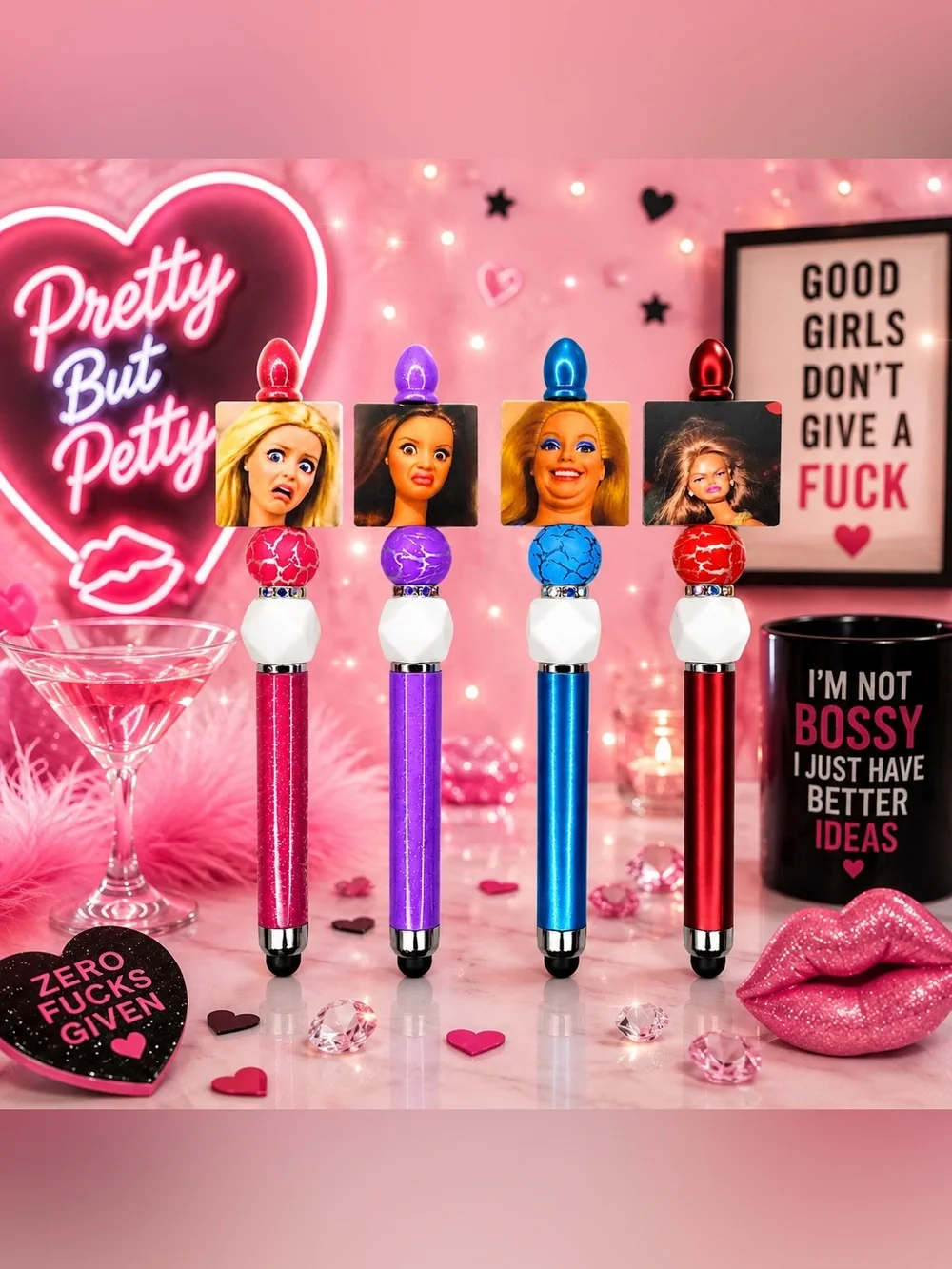 Barbie Meme Novelty Stylus & Pen 💖Pick One💖